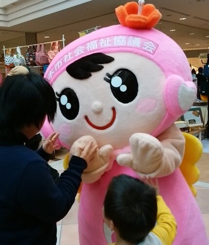 アイシティ21でのつむぎちゃん