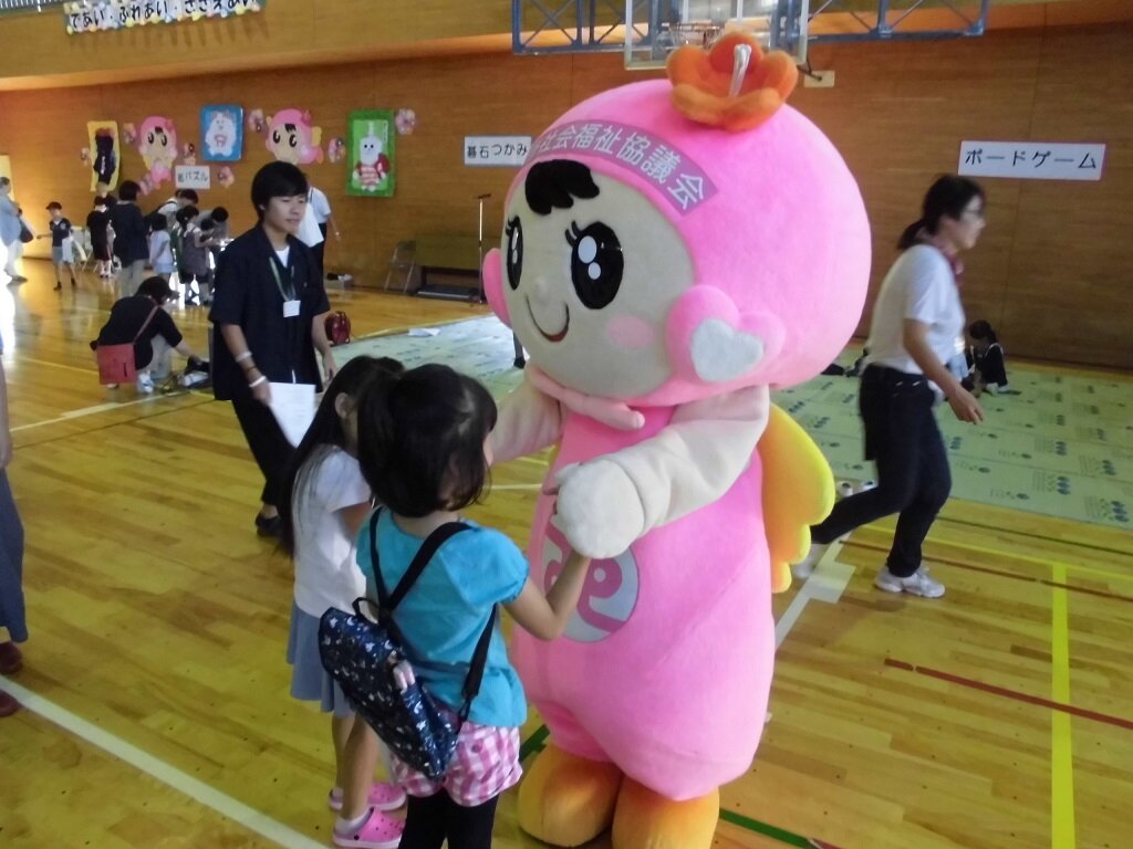 松本市南部体育館でのつむぎちゃん1